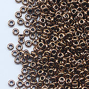 Материалы для творчества handmade. Livemaster - original item Demi Round Beads 11/0 No. №221 Bronze Metallic 5g Demi Round Japanese. Handmade.
