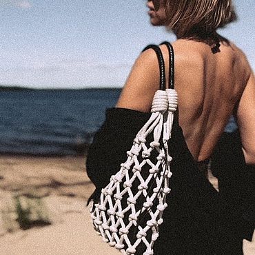Сумки ручной работы. Ярмарка Мастеров - ручная работа Шоппер в стиле Prada. Handmade.