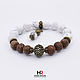 Bracelet made of natural stones 'Moringa», Bead bracelet, Moscow,  Фото №1