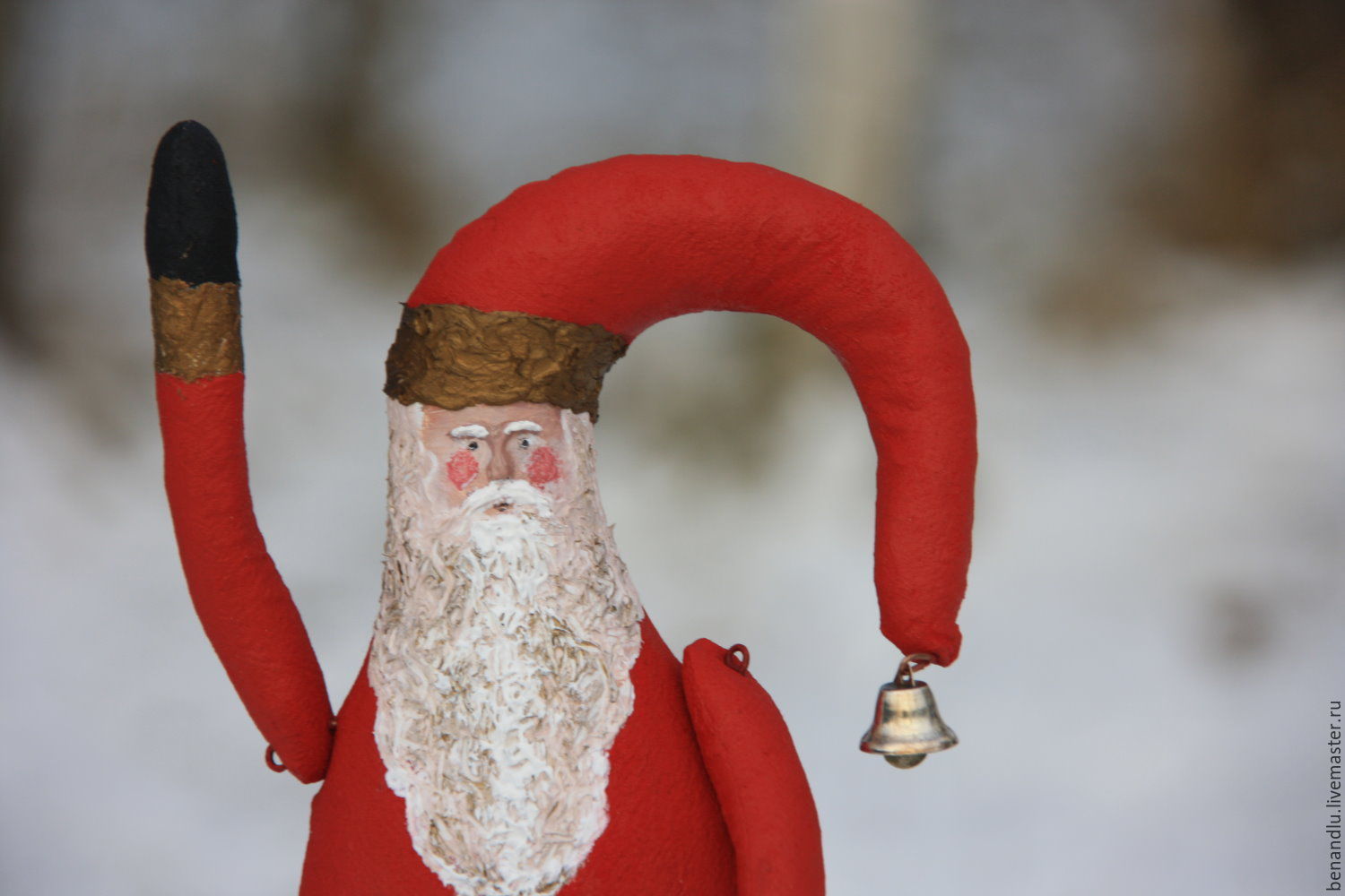 Дед Мороз. Санта Клаус. Интерьерная кукла Santa Claus, Интерьерная кукла, Санкт-Петербург,  Фото №1