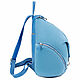 Women's leather backpack 'Aphrodite' (blue). Backpacks. Russian leather Guild. My Livemaster. Фото №5
