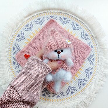 Куклы и игрушки ручной работы. Ярмарка Мастеров - ручная работа Котик_котёнок_Веня_мягкая игрушка_подарок. Handmade.