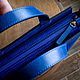 Модная женская сумка в форме трапеции AMELIE Cobalt Blue Кобальтовая. Классическая сумка. кожаных дел мастер Андрей (wesmont). Ярмарка Мастеров.  Фото №4