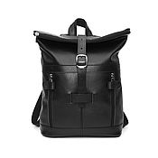 Сумки и аксессуары handmade. Livemaster - original item Backpacks: Backpack leather women`s black Irma Mod R31-711. Handmade.
