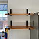 Kitchen shelves made of beech slab (project g. Lukhovitsy). Shelves. uloft. My Livemaster. Фото №4