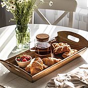 Для дома и интерьера handmade. Livemaster - original item A tray for serving made of oak. Handmade.