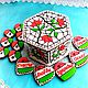 The gingerbread box is hexagonal. Gingerbread Birthday. Gingerbread Cookies Set. sweets for joy (galinadenisenko). Online shopping on My Livemaster.  Фото №2