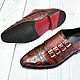 Мужские туфли - монки,  из натуральной кожи крокодила. Туфли. МАСТЕРСКАЯ ЭКЗОТИКИ SHOES&BAGS. Ярмарка Мастеров.  Фото №4