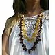 Amber beads natural amber beads long for a woman. Beads2. BalticAmberJewelryRu Tatyana. Online shopping on My Livemaster.  Фото №2