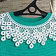 Воротничок вязаный. Воротнички. Вязарушка (irina-knitwork). Ярмарка Мастеров.  Фото №4