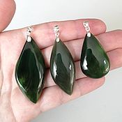 Украшения handmade. Livemaster - original item Pendants of jade. Handmade.