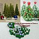 Silicone soap mold Christmas tree with a star, Christmas tree with cones, with bows, Form, Moscow,  Фото №1