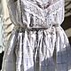 Vestido de verano de algodón de costura y encaje en estilo Boho Odette-odillia. Sundresses. PolMary. Ярмарка Мастеров.  Фото №8