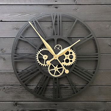 Для дома и интерьера ручной работы. Ярмарка Мастеров - ручная работа Часы “Кайку-варв С” 50см. Handmade.