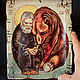 Handmade icon 'Seraphim of Sarov' Aging. Icons. ikon-art. Online shopping on My Livemaster.  Фото №2