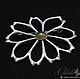 Silver 925 brooch with beautiful Daisy. Brooches. Elena Shevchenko  jeweller (odoli). Online shopping on My Livemaster.  Фото №2