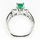 Заказать Изумруды в платине и белом золоте 18K от JR. МаргаРита (JRemeralds). Ярмарка Мастеров. . Кольца Фото №3