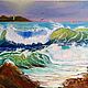 Oil Painting Sea Painting Sea Wave, Pictures, Novokuznetsk,  Фото №1
