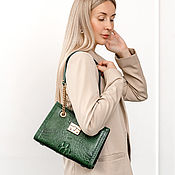 Сумки и аксессуары handmade. Livemaster - original item Textured bag made of Siamese crocodile leather IMA0786G1. Handmade.