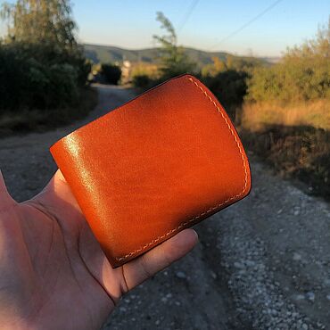 Сумки ручной работы. Ярмарка Мастеров - ручная работа Кожаный кошелек «Pulse». Handmade.