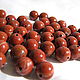 Jasper red 8 mm smooth ball. Beads1. Elena (luxury-fittings). Online shopping on My Livemaster.  Фото №2