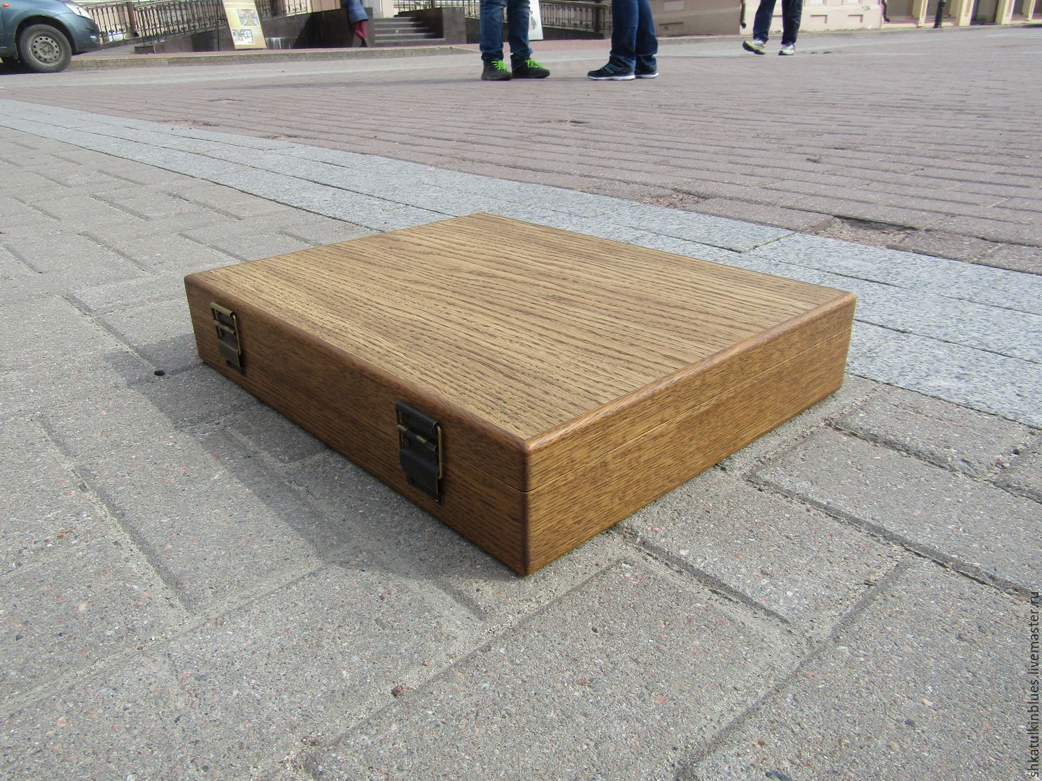 Ящик чемодан из дерева