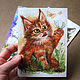3 pcs. postcards: ' Fluffy pranksters', kittens, Cards, Krasnodar,  Фото №1