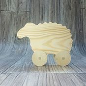 Пазл Уточка с утёнком, деревянная игрушка ручной работы