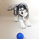 Teddy a Husky puppy. Teddy Toys. Lena's toys. Online shopping on My Livemaster.  Фото №2