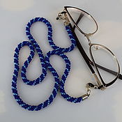 Украшения handmade. Livemaster - original item Eyeglass Holder/ Beaded Cord Harness. Handmade.