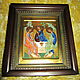 HOLY TRINITY , hand painted icon on gold. Icons. ikon rus. My Livemaster. Фото №6