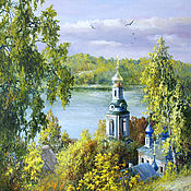 Painting - Autumn in the Neskuchny Garden