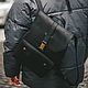 Кожаный рюкзак Бруно в чёрном цвете. Рюкзаки. Heisen. Интернет-магазин Ярмарка Мастеров.  Фото №2