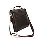 Men's bag: Men's Brown Leather Oscar Mod Bag. C95k-122. Men\'s bag. Natalia Kalinovskaya. My Livemaster. Фото №4