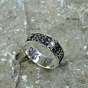Русский стиль handmade. Livemaster - original item Ring Stone. Handmade.