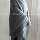 Down shawl shawl hand-knitted 'Lady', 144. Shawls1. Shawl  handmade  goat fluff. My Livemaster. Фото №6