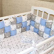 Бортики-подушки в детскую кроватку