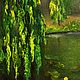 Order Russian landscape 'Willows by the pond' oil painting on canvas. Kind paintings by Irina Belozerova. Livemaster. . Pictures Фото №3