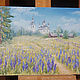 Summer. Landscape oil. Oil painting. Pictures. Siberian decor. My Livemaster. Фото №4