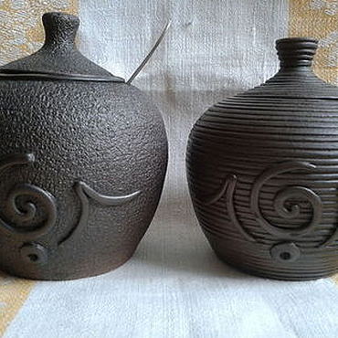 Посуда ручной работы. Ярмарка Мастеров - ручная работа Сахарница.. Handmade.
