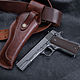 Кобура Colt 1911 авторской работы в винтажном стиле, Подарки для охотников и рыболовов, Москва,  Фото №1