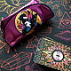 Case, envelope, Tarot, Oracle clutch made of patent eco-leather. Baggie. taronessa. My Livemaster. Фото №5