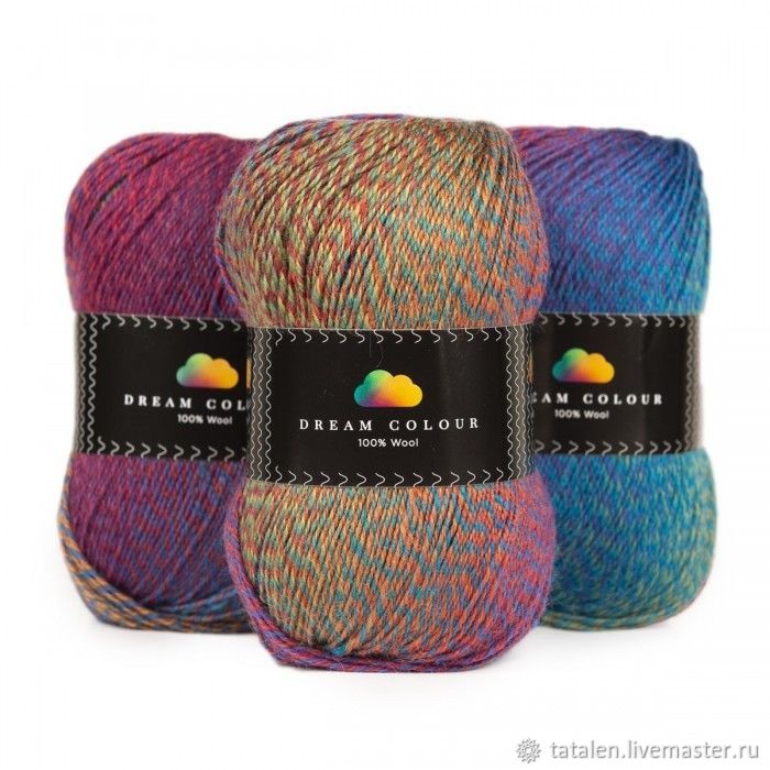 Пряжа Hobbii Dream Colour 100% шерсть Дания в интернет-магазине на ...