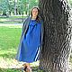 Dress linen 'Blue lakes'. Dresses. KSENIIA. My Livemaster. Фото №6