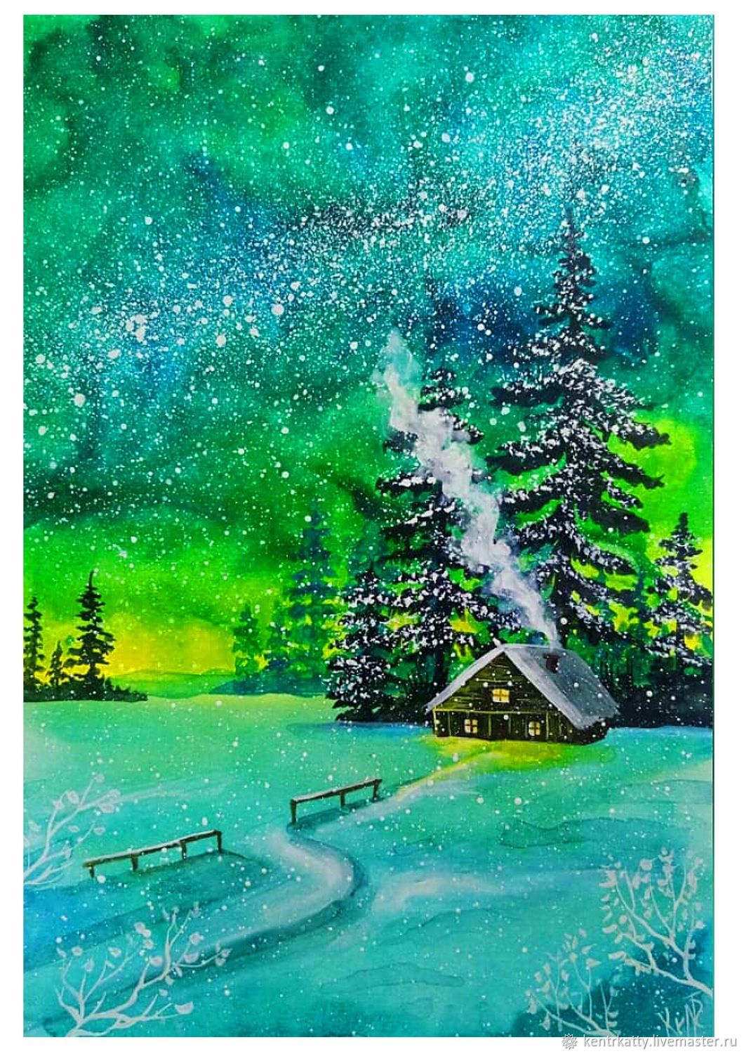 Фото по запросу Зима дом раскраска
