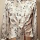 White blouse with stars, Blouses, Moscow,  Фото №1