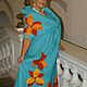 Turquoise dress with shawl Listopad. Dresses. Reelika (reelika44). Online shopping on My Livemaster.  Фото №2