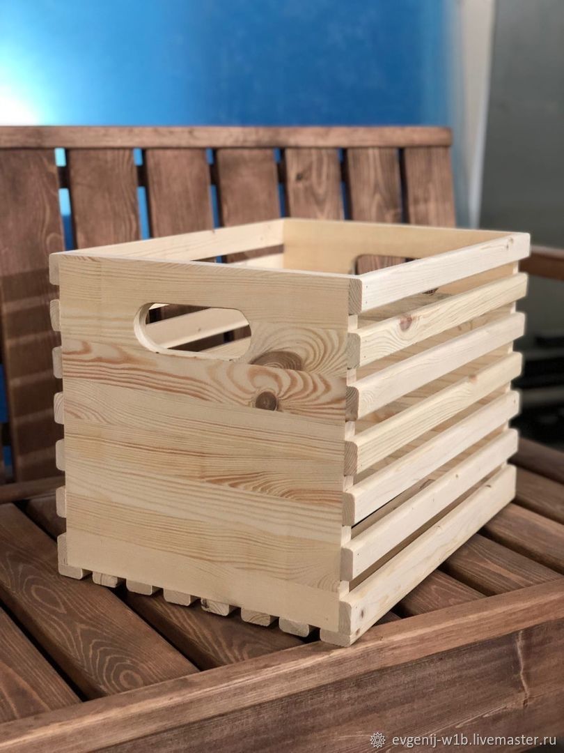 Как сделать деревянный ящик без гвоздей из палок своими руками!