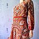 Order Dress made from Pavlovo-Posad shawls 'Spanish'(red). NicoLeTTe. Livemaster. . Dresses Фото №3