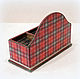 Короб для чайных пакетиков "Шотландский петух". Houses. decoupage history. My Livemaster. Фото №5